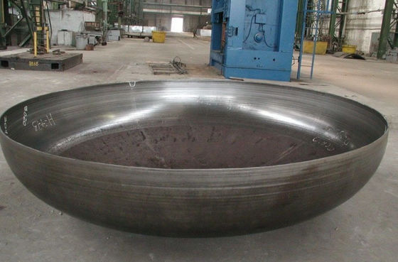 कार्बन स्टील एलिप्सॉइडल डिश हेड 200 मिमी व्यास दबाव पोत के लिए
