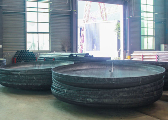 हीट एक्सचेंजर भागों के लिए टोरिसफेरिकल स्टील डिश एंड्स हेड