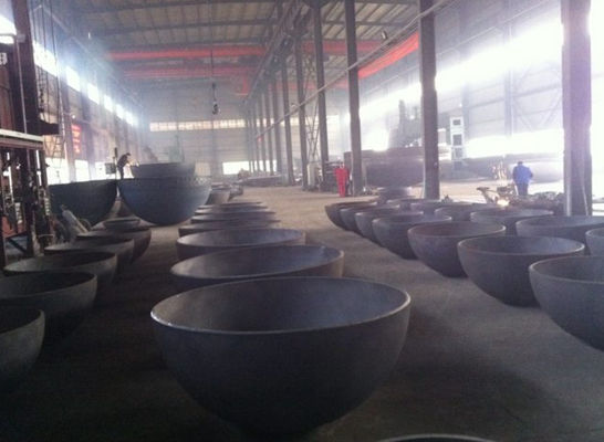 उच्च दबाव गोलाकार मुकुट सिर ठंडा दबाने गोलाकार पाइप टोपी