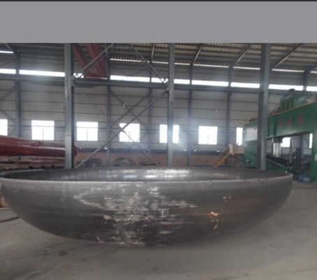 स्टेनलेस स्टील से बना अर्धगोलाकार टैंक हेड
