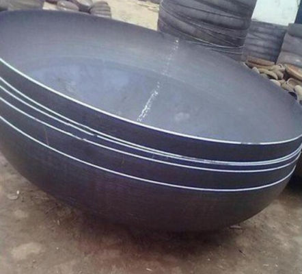 भंडारण टैंक कार्बन स्टील डिश सिर समाप्त 500mm व्यास 10mm मोटाई