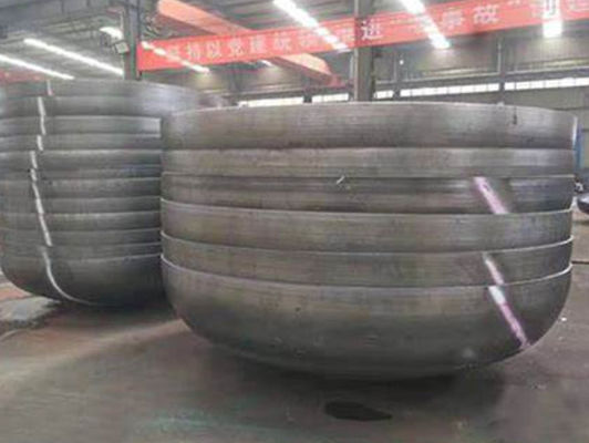 वेल्डिंग कार्बन स्टील डिश सिर टोपी अंडाकार फ्लैट नीचे सिर बड़े व्यास