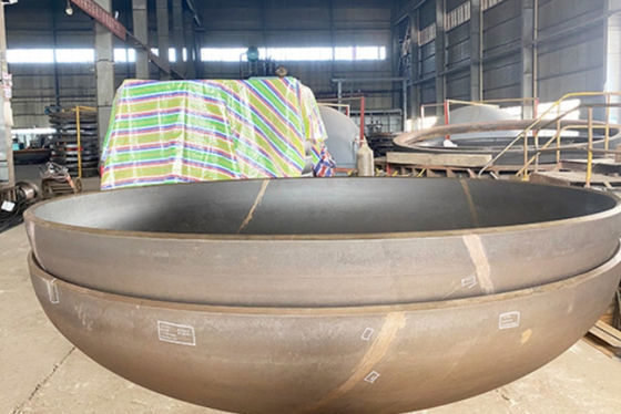 वेल्डिंग कनेक्शन केवल डिश अनुकूलन विकल्पों के साथ शंकु टैंक सिर