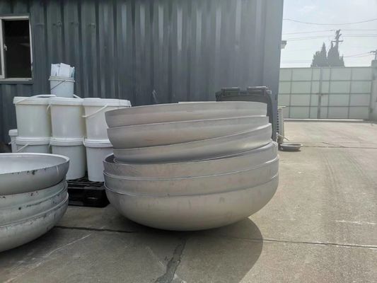 गर्म रूप से ढाला कार्बन स्टील ढाला डिश सिर 6 मिमी