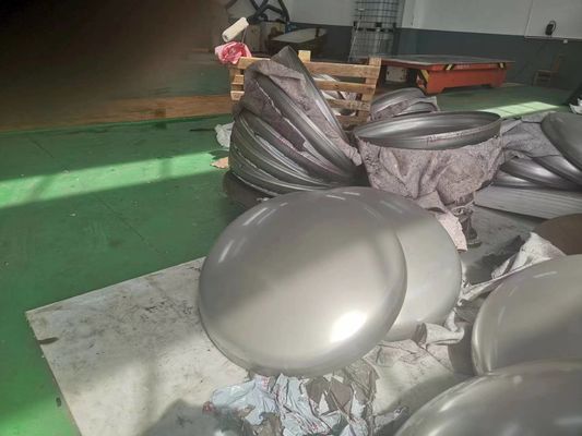 गर्म रूप से ढाला कार्बन स्टील ढाला डिश सिर 6 मिमी